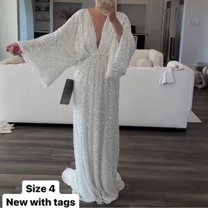 New with tags asos full beaded dress